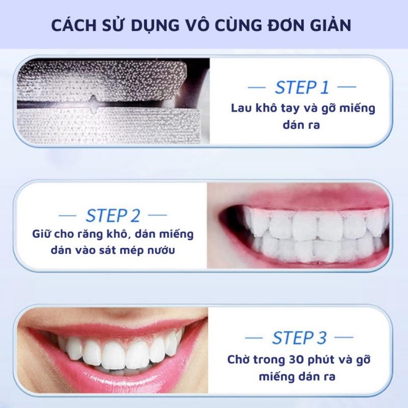 Miếng dán trắng răng DRY WHITENING UNISMILE - Dán trắng răng, miếng dán răng an toàn - không bào mòn, không gây ê buốt 2