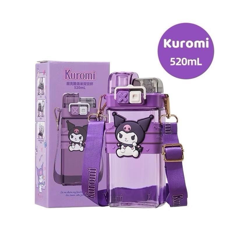 Bình Nước Đôi 520ML Hoạt Hình Disney Nhiều Mẫu Dễ Thương 1