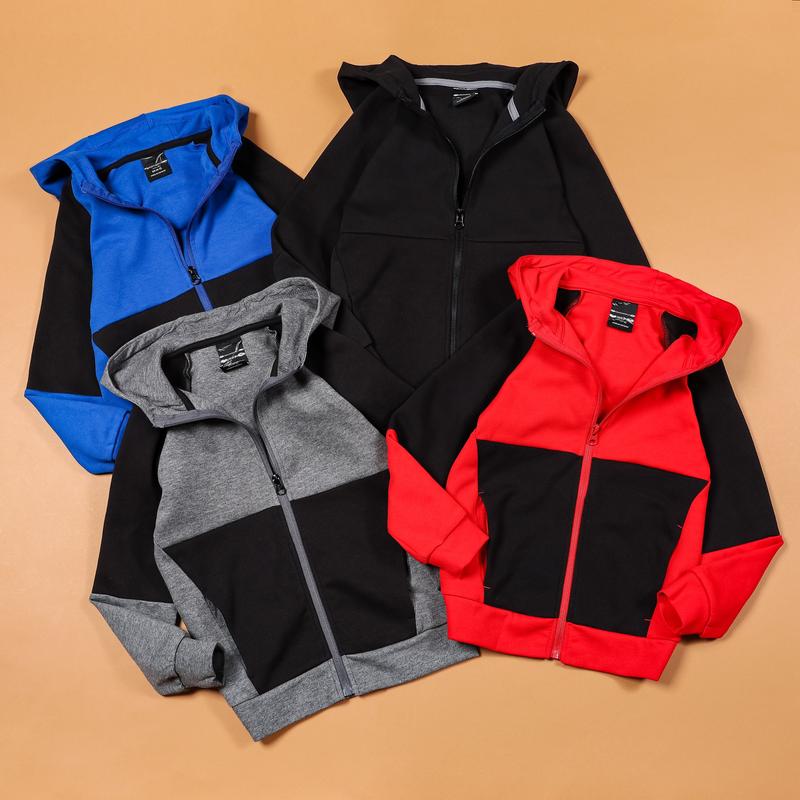 (20-60kg) - Áo khoác chống nắng thun cotton bé trai size Đại XS-2XL. Hàng xuất xịn siêu bền