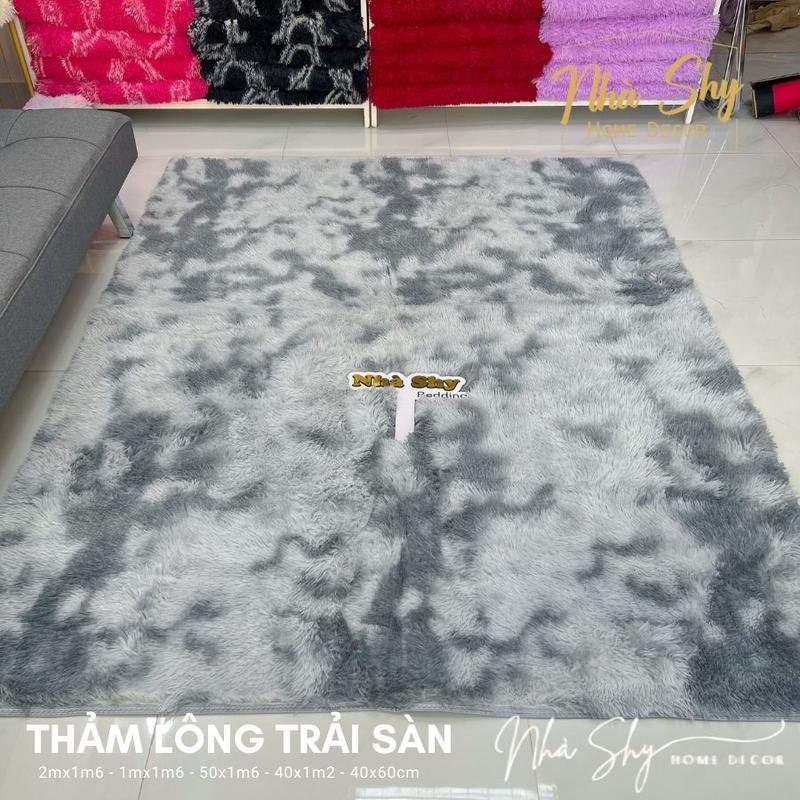 Thảm Lông Trải Sàn Trang Trí Cao Cấp Nhiều Kích Thước - Decor Nhà Cửa - Phòng Ngủ