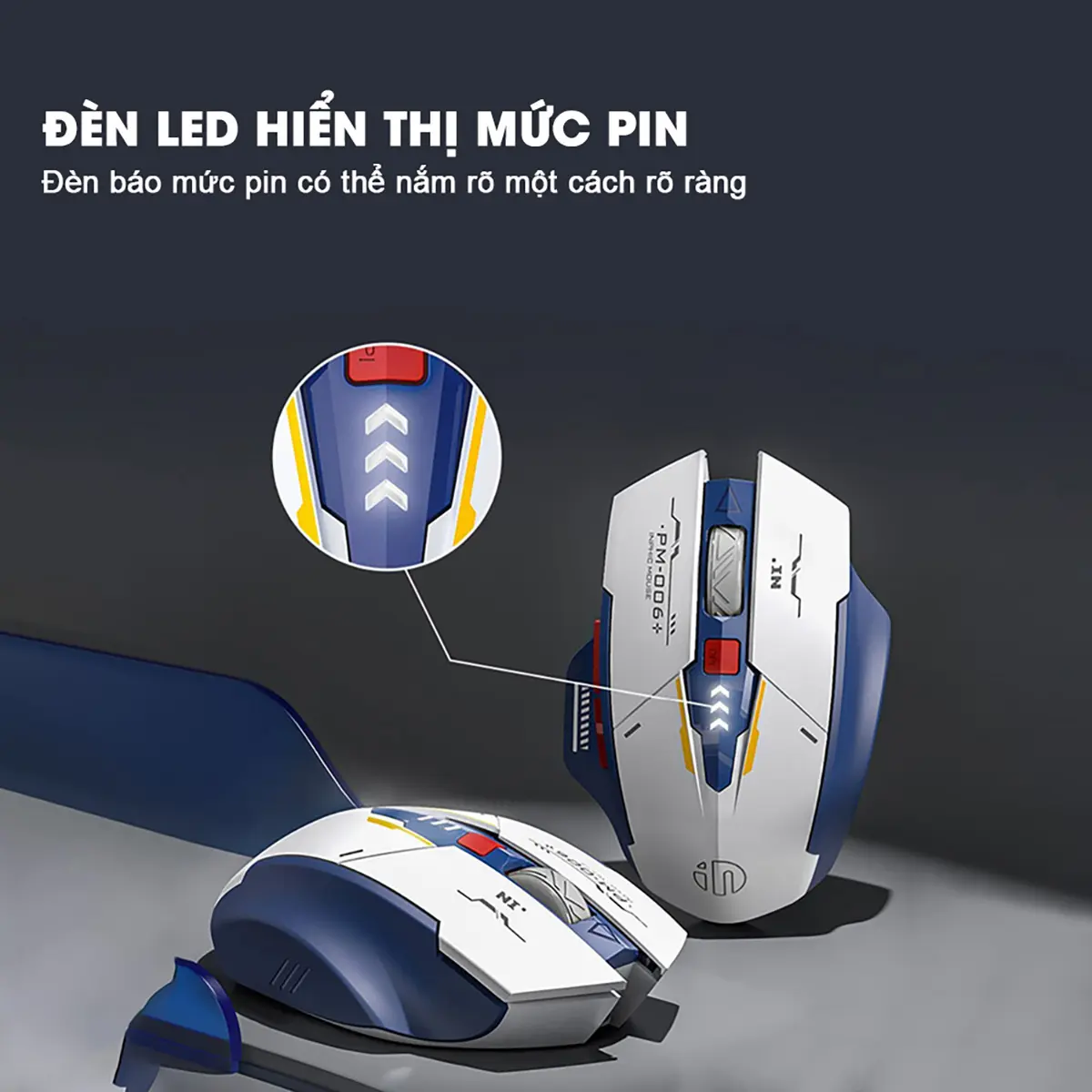 Chuột máy tính không dây gaming SIDOTECH INPHIC F9 GUNDAM pin sạc sử dụng liên tục 3 tháng 6 nút chức năng thiết kế công thái học 4 mức chỉnh DPI silent tắt tiếng chống ồn wireless chơi game liên minh csgo dota valorant trên PC Laptop | BigBuy360 - bigbuy360.vn Chuột máy tính không dây gaming SIDOTECH INPHIC F9 GUNDAM pin sạc sử dụng liên tục 3 tháng 6 nút chức năng thiết kế công thái học 4 mức chỉnh DPI silent tắt tiếng chống ồn wireless chơi game liên minh csgo dota valorant trên PC Laptop | BigBuy360 - bigbuy360.vn