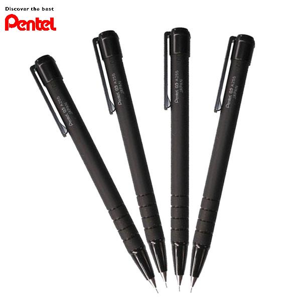 Bút chì bấm Pentel A255 ngòi 0.5mm đen 1 cây - Văn Phòng Phẩm Làn Gió Mới bút chì kim bấm