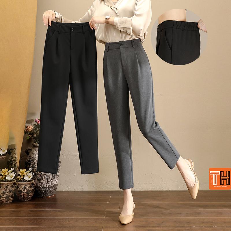 Quần tây baggy nữ lưng thun sau dáng công sở thanh lịch hiện đại - 231