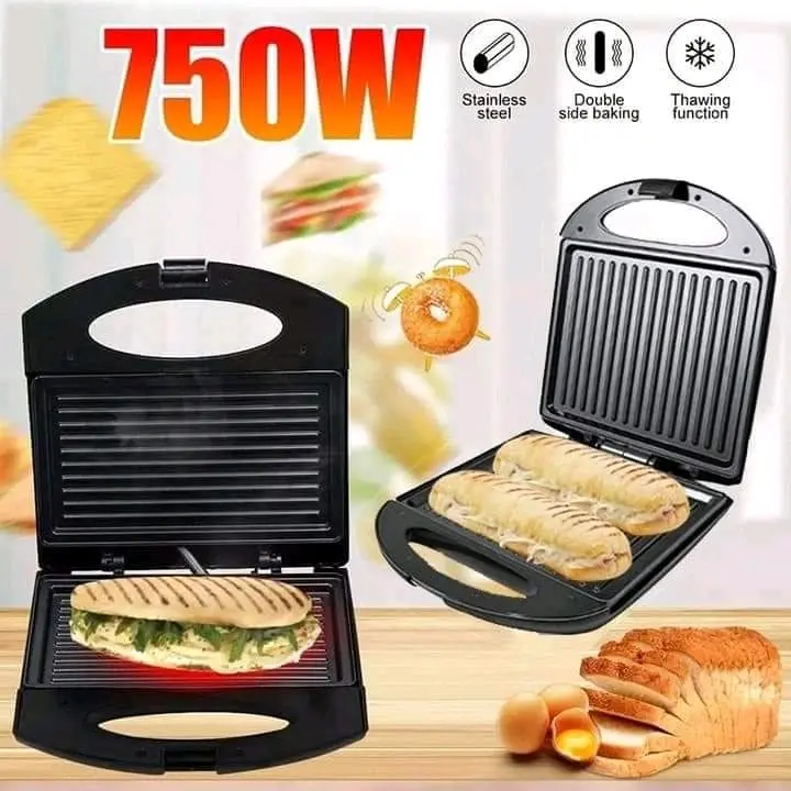Máy nướng kẹp bánh mì tiện lợi