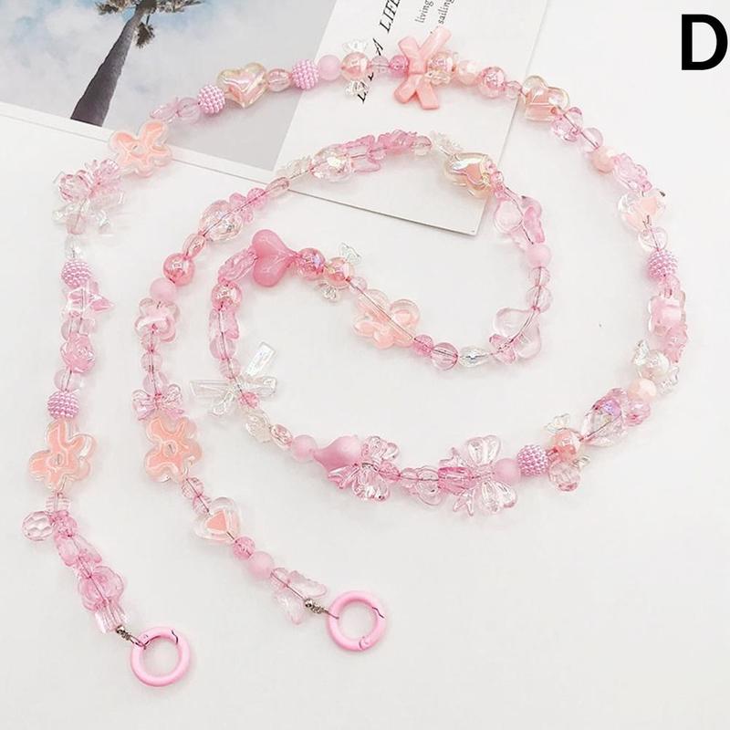 Product Introduction of Dây Chuyền Túi Đeo Chéo, Hạt Mới, Nhiều Ốp Điện Thoại Với Dây Chuyền Đeo Chéo Dọc, Acrylic Đính Cườm K4Q0 31