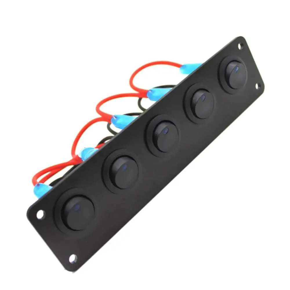Panel Rocker Switch 5 Gang Vehicle Electrical Component
