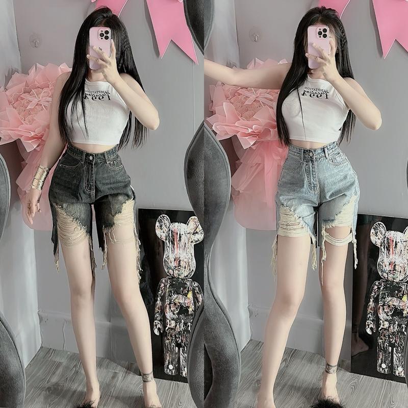 Diễm Bella Shop - Quần Jean Ngố Rách Tua 2 Bên hàng QC Loại 1 Nữ
