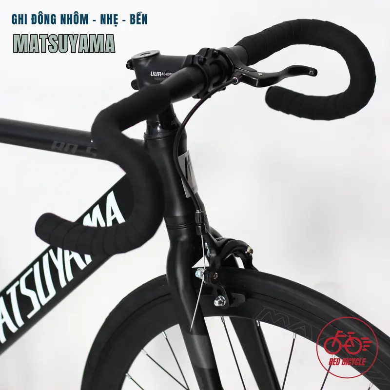 [SALE] Xe đạp Fixed Gear MATSUYAMA R05 Nhật Bản Có Phanh, Quà Tặng Ưu Đãi - Xe Đạp Học Sinh Tay Cong 7