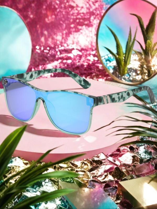 1 Pair Summer Square Frame Sunglasses, New Fashion Travel Accessories for Women & Men, Lightweight and Durable for Outdoor Sun Protection Glasses for Daily Use Travel Accessories 7