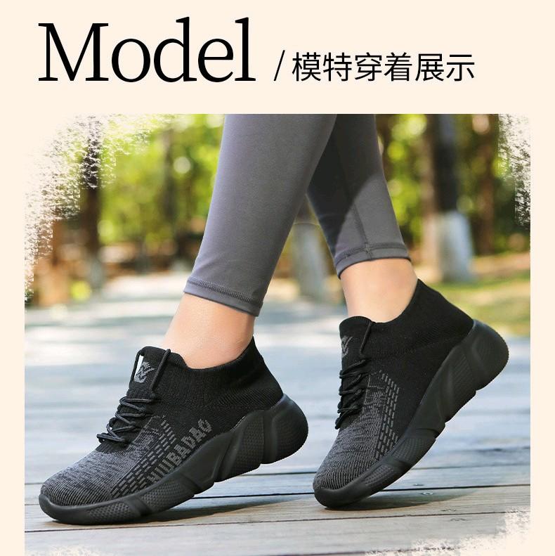 Giày Niubadao siêu nhẹ, siêu êm Sneaker Sport Cao Su Giày Thể Thao Tập Thể Dục Nam nữ