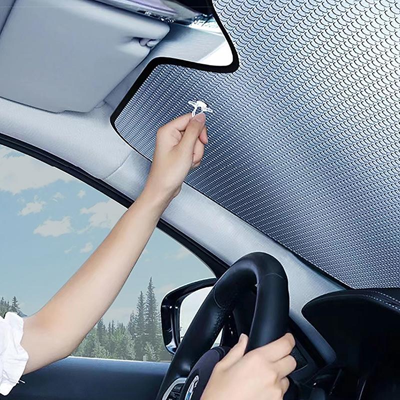 Product Introduction of Tấm Che Nắng Cửa Sổ Trước Ô Tô, Che Chống Tia UV, Tấm Che Nắng, Tấm Che Kính Chắn Gió, Phụ Kiện Che Nắng Rèm Tự Động 20