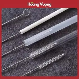 Cọ ống hút inox, cọ bình ty, núm ti giả, có thể bẻ cong, cọ được chỗ nhỏ nhất