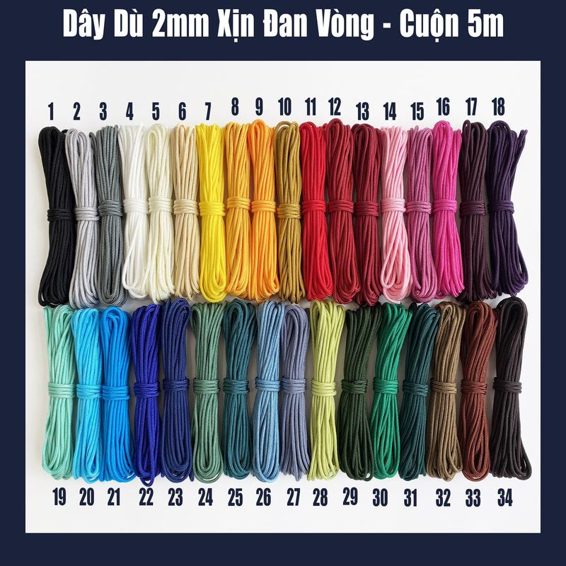 dây dù 2mm làm vòng tay - cuộn 5 mét