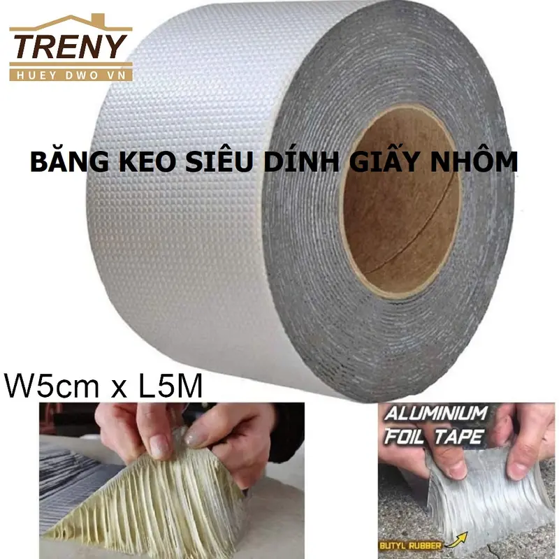 BUTYL - keo dán đa năng, keo dán chống thấm, dán được đa dạng bề mặt: mái tôn, ống nước, tường - gạch 1