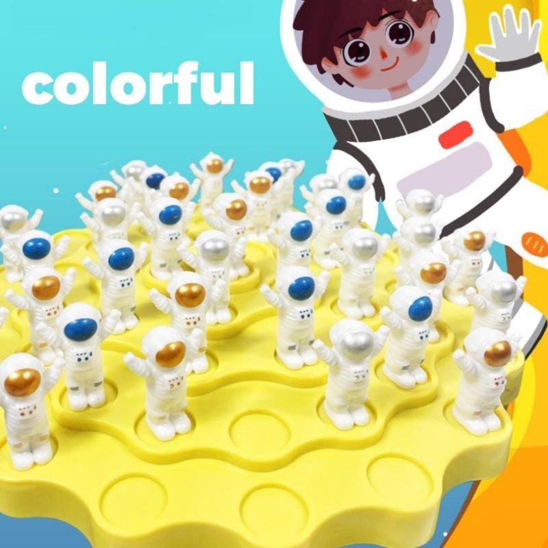 Pelat Keseimbangan Astronot/Mainan Astronot Keseimbangan/Mainan Edukasi Anak/Permainan Papan Untuk Melatih Pemikiran Logis Dan Konsentrasi Board Games Toys 4