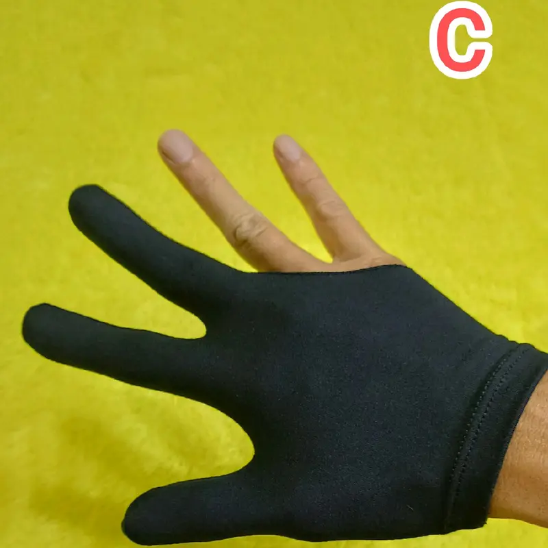 Sarung tangan / glove billiard biliard biliyard bilyard 3 variasi 2