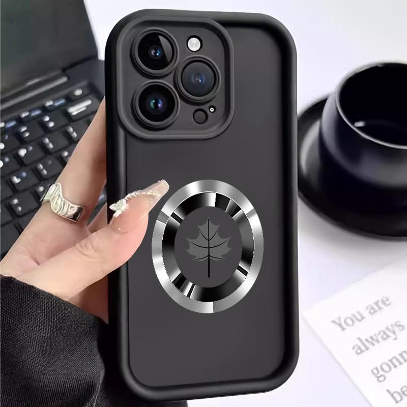 Casing Hp Tecno Pop 7 Pop 7 Pro Pop 8 Spark 20 Spark 20C Spark Go 2023 Go 2024 Case Silicon TPU Pro Kamera Keren Daun Maple Softcase Silikon Ponsel Cover 1