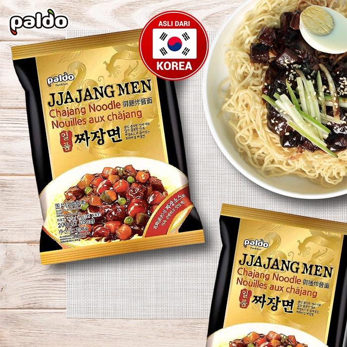 Paldo Jjajang Men Chajang Noodle - Jjajangmyeon - Mie Ramen Korea 200g 1