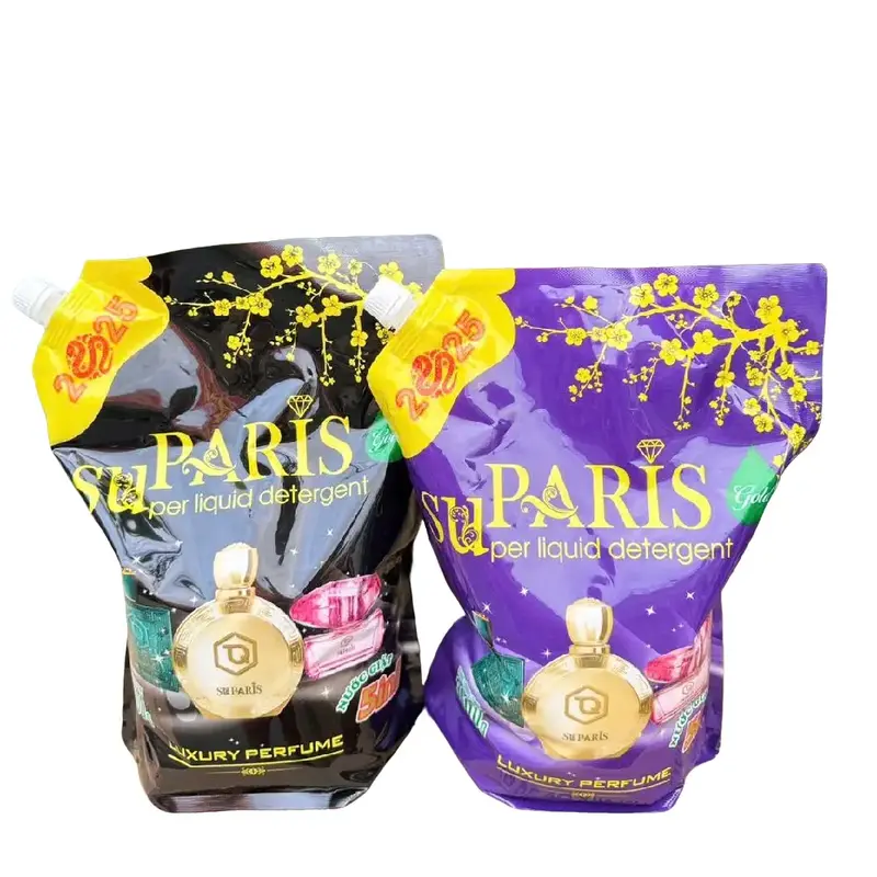 Thùng 2 túi Nước Giặt Paris mỗi  túi 3,6L hàng y hình loại 1 0