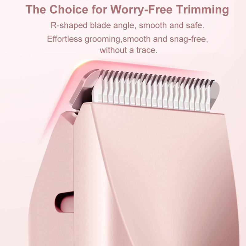 Product Introduction of Electric Hair Trimmer Kit, 1 Count Rechargeable 2 in 1 Body & Face Hair Trimmer & Accessories, Waterproof Hair Removal Tool for Women 2