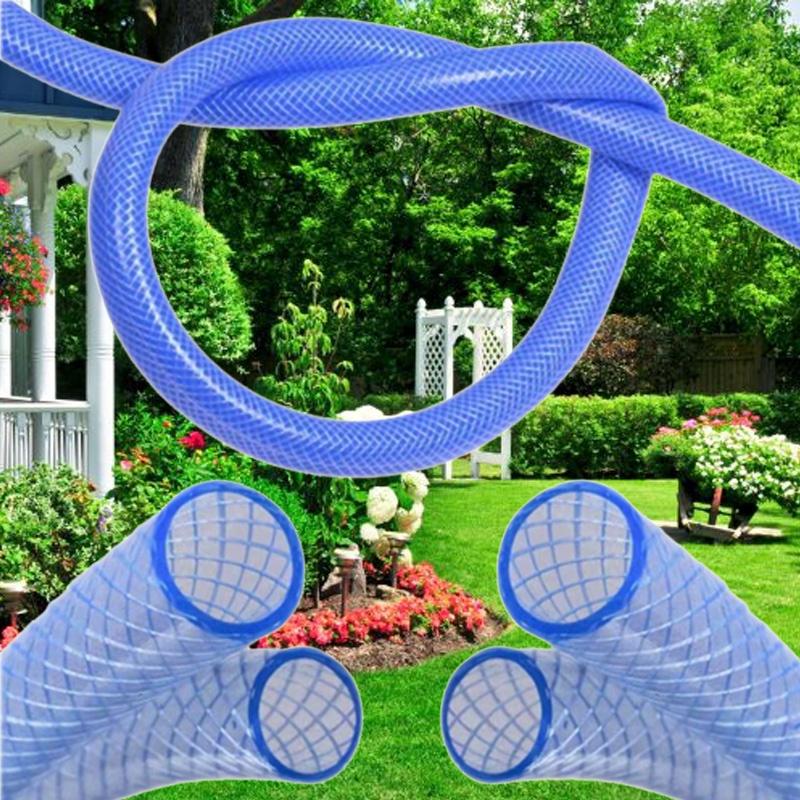 SELANG AIR 5 METER 1 ROL 1/2 5/8 3/4 1 INCH SERAT BENANG TRANSPARANT SELANG TAMAN ALAT CUCI MOTOR MOBIL COD 5
