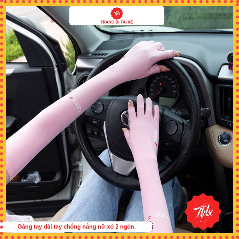Găng tay chống nắng nữ mùa hè dài tay sport, găng tay đi xe máy Chống Trơn , lái ô tô mùa hè chống chai tay, chống tia UV bảo vệ da - GTDNU