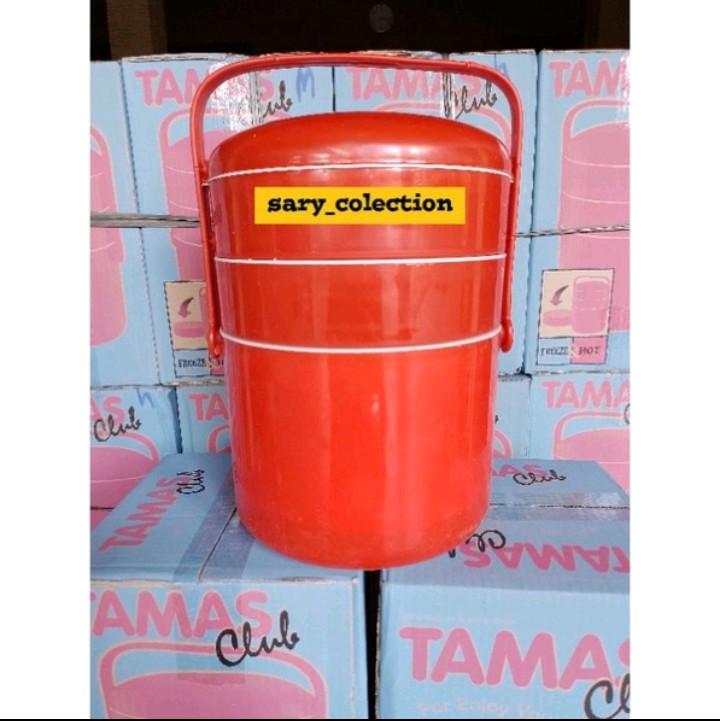 ( Free Packing Buble Wrap ) Rantang Piknik Besar Susun 3 TAMAS CLUB ...