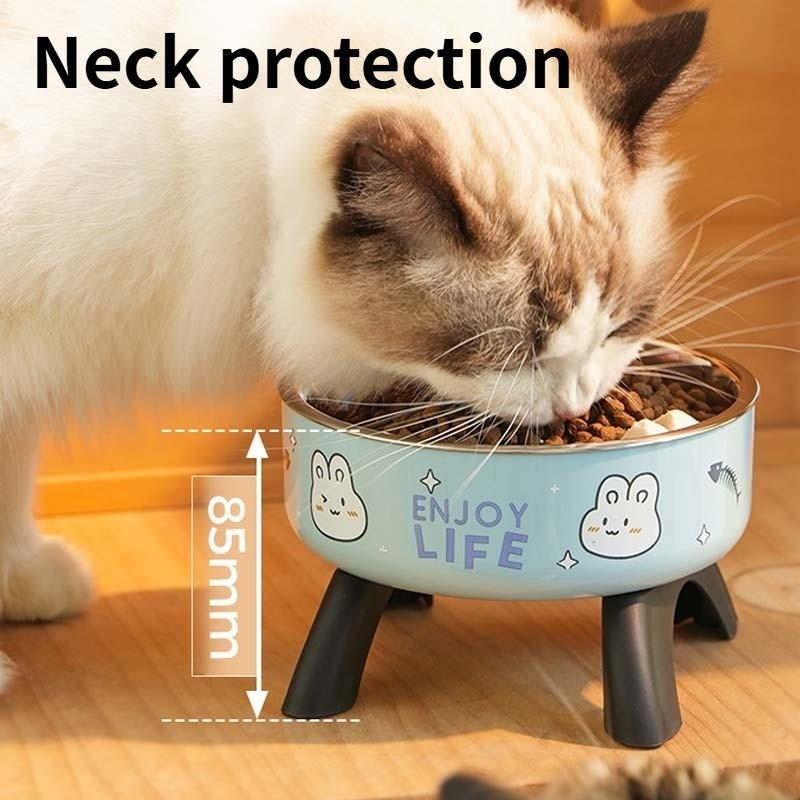 Mangkuk Hewan Peliharaan/Mangkuk Hewan Peliharaan Stainless Steel/Cute Durable Mangkuk Makan Atau Minum Kucing Anjing/Pet Bowl with Non-Slip Anti-Tip Design Mangkuk Hewan Peliharaan/Mangkuk Hewan Peliharaan Stainless Steel/Cute Durable Mangkuk Makan Atau Minum Kucing Anjing/Pet Bowl with Non-Slip Anti-Tip Design