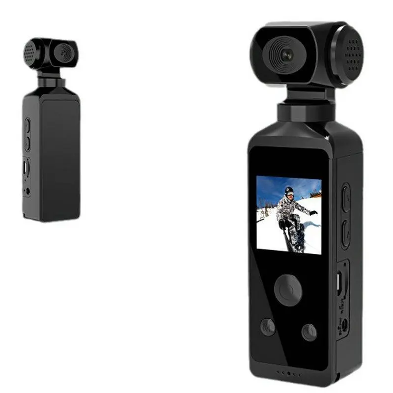 4K Sports Camera, USB Rechargeable 270 Degree Rotatable Lens Action Camera, Shockproof Anti-shake Technology Camera for Adventure & Travel Photography