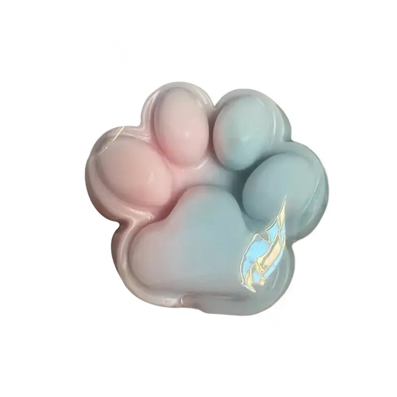 Đồ Chơi Bóp Chân Mèo Squishy Gradient Taba, Thiết Kế Dễ Thương, Phục Hồi Chậm, Giảm Căng Thẳng, Thích Hợp Cho Trẻ Em, Đồ Chơi Giảm Căng Thẳng, Được Làm Bằng Chất Liệu TPR 3