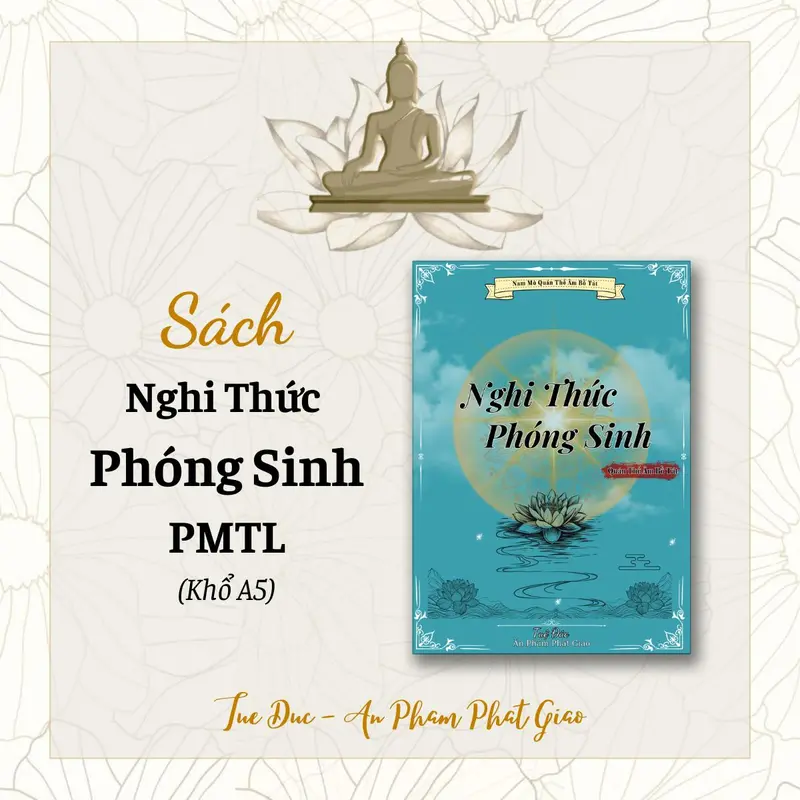Sách Đọc Tụng - Nghi Thức Phóng Sinh PMTL - Bìa Thường - Khổ A5 0