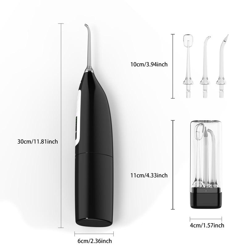 Water Flosser, 1 Count Rechargeable Oral Irrigator with Nozzles, Waterproof Dental Irrigator, Oral Care Tool for Home & Travel 1