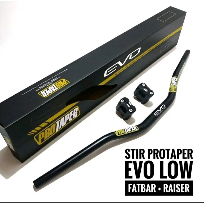 Stang fatbar protaper evo low set handgrip dan busa palang stang klx crf vixion nmax pcx dll Handguard Motor 2