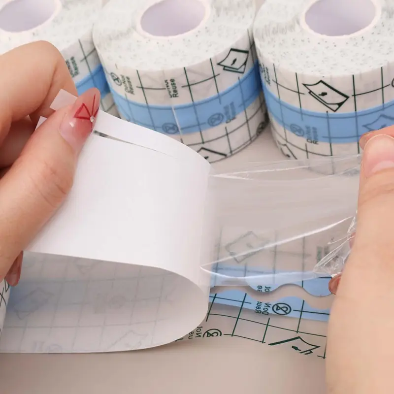 Miếng Dán Cổ Áo Chống Bẩn, 1 Cuộn, Cho Áo Sơ Mi Và Quần Áo, Băng Dính Chống Thấm Nước, Thích Hợp Cho Mũ Và Vành, Có Thể Cắt, Miếng Dán Cổ Áo Miếng Dán Mỏng 7