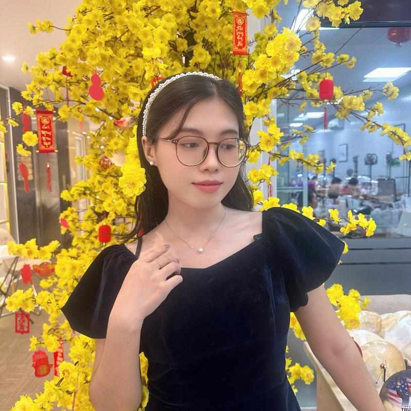 Dây chuyền bạc xuyên ngọc STELLA đơn giản, nhẹ nhàng Elisee 6