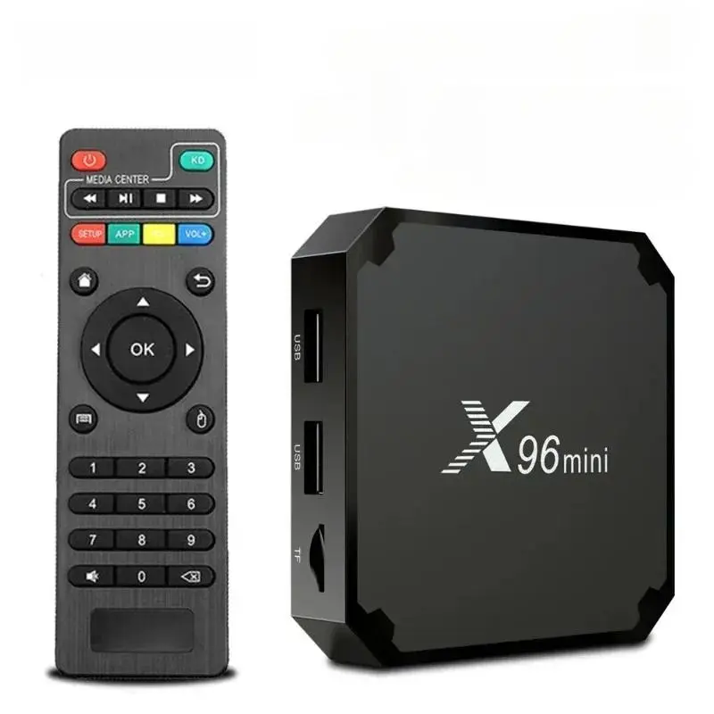 X96 Mini Set Top Box Android 11.0 Amlogic S905W2 2.4G/5G WiFi Support 4K H.265 HEVC AV1 HDR10+ X96mini Smart TV Box