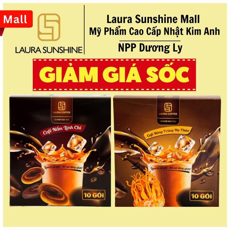2 Hộp Cafe Laura Nhật Kim Anh Vị Đông Trùng + Linh Chi