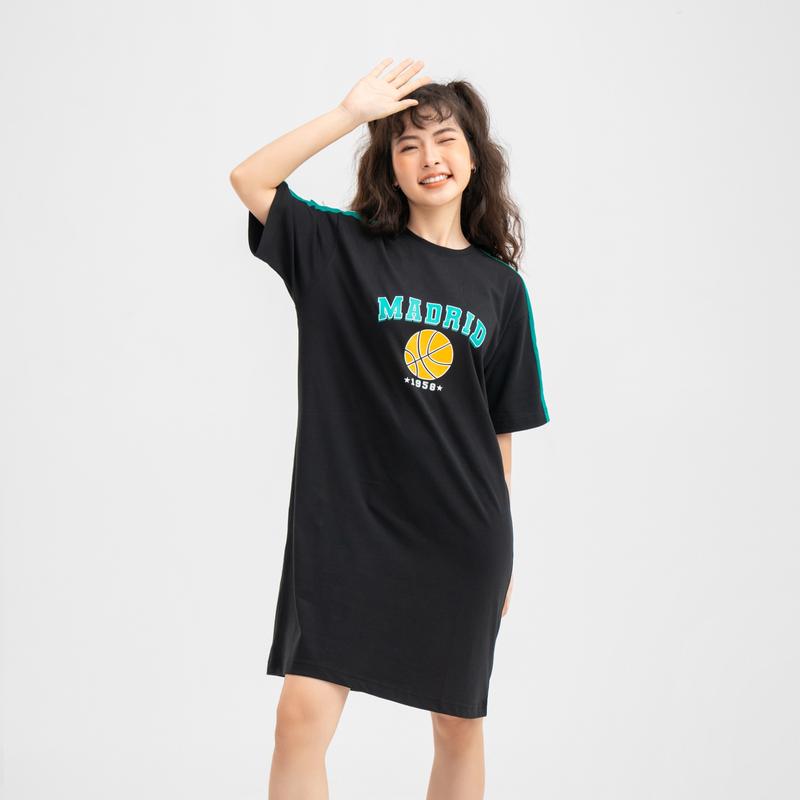 YODY Váy Thun Nữ Cotton Compact Dáng Rộng VTN6014