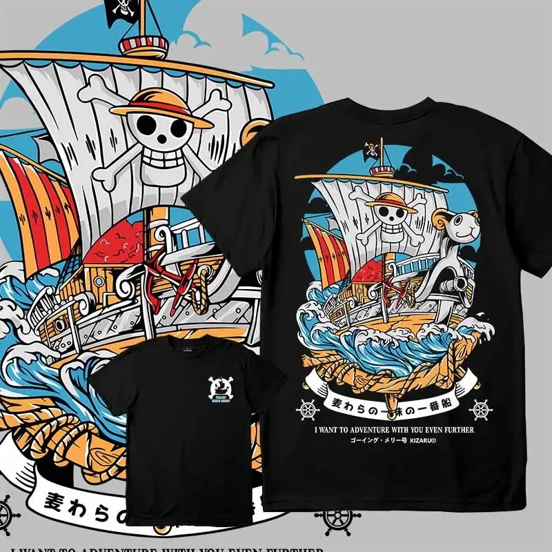 Madface ONE PIECE T-shirt  Novelty Anime Printed baju Casual Graphic Tee Fashion cotton Clothes 8