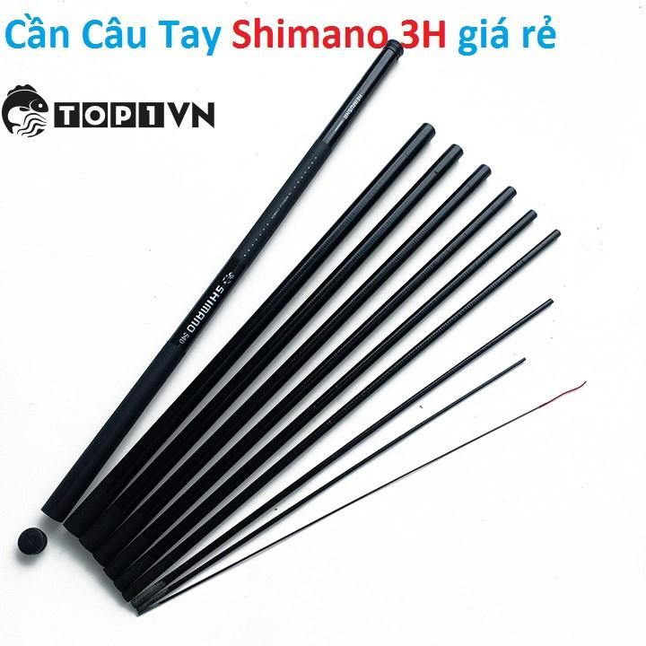 Cần câu tay Shimano (cần da)  giá siêu rẻBắt Cá Đi Câu