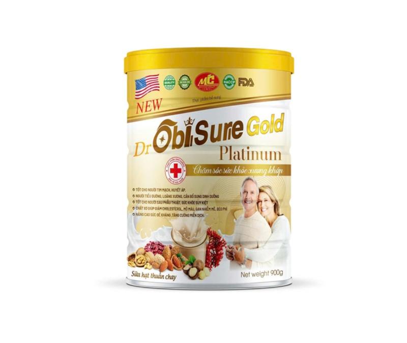 (CHÍNH HÃNG 900g) SỮA CHĂM SÓC SỨC KHỎE XƯƠNG KHỚP DR OBISURE GOLD Platinum mẫu mới