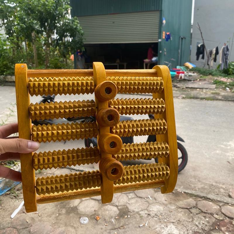 Bàn Lăn Chân Massage bằng gỗ tự nhiên, Thư Giãn cực thích