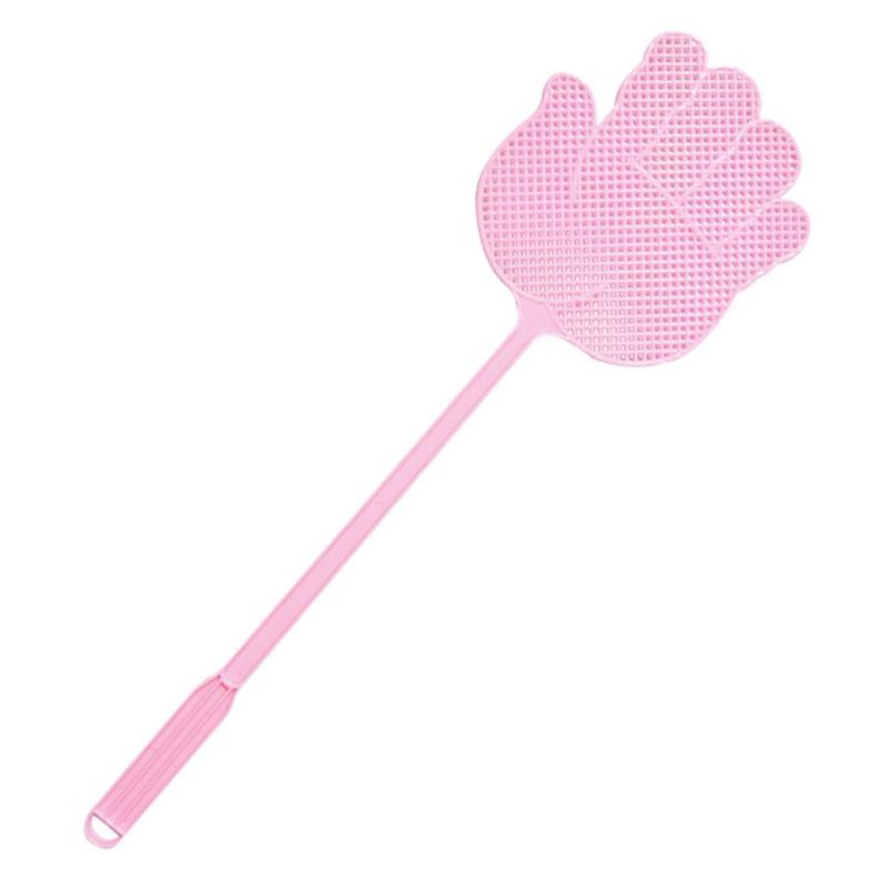 Product Introduction of 1/6 Creative Palm Fly Swatter Manual Model Plastic Fly Swatter Mosquito Swatter Lengthened Thickened Large Anti-mosquito Swatters 26