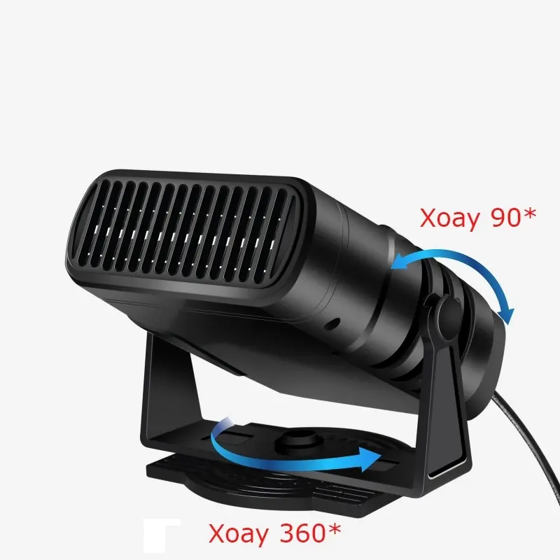 Máy Sấy Hơi Nước Chống Sương Trên Kính Xe Ô Tô, Máy sưởi kính Lái chắn gió cao cấp 12V dùng tẩu ô tô Phụ Tùng 3