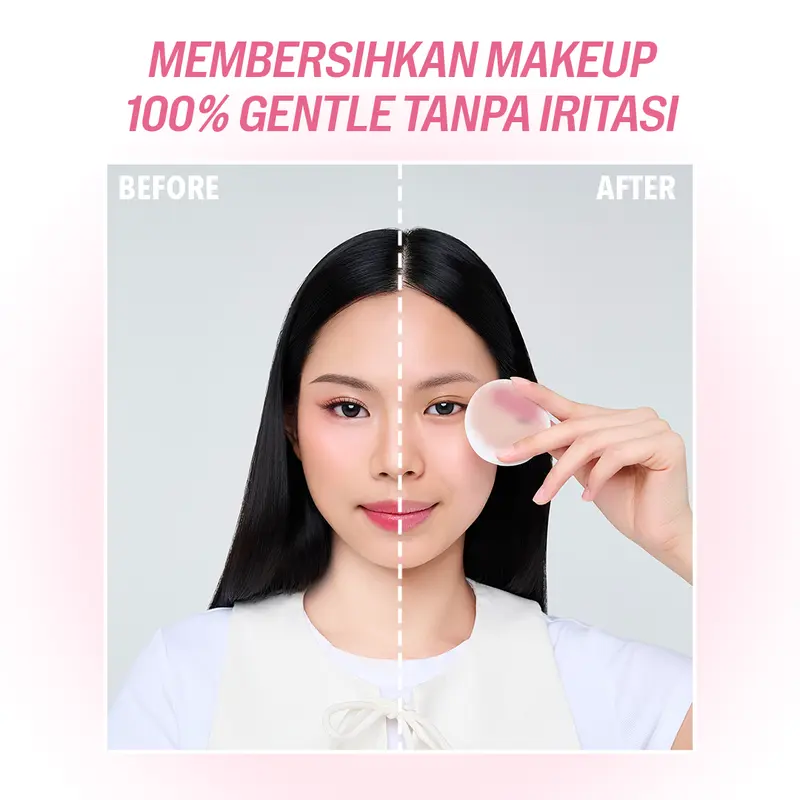 Emina Low pH Micellar Water Complete Series - Kering dan Kusam, Berminyak dan Berjerawat, Kulit Sensitif 125ml & 300ml | Pembersih Wajah Gentle Makeup Remover Double Cleansing Acne Skin Mencerahkan Menghaluskan Brightening Glowing 3