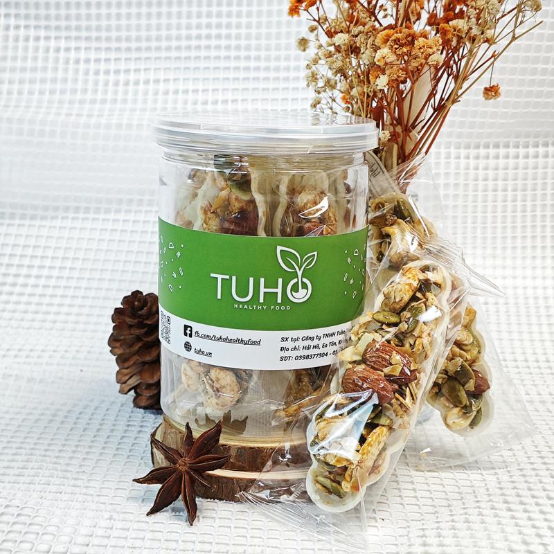 Bánh Thuyền Hạt Dinh Dưỡng - 100% Tự Nhiên - Ăn vặt lành mạnh - Tuho Healthy Food 3