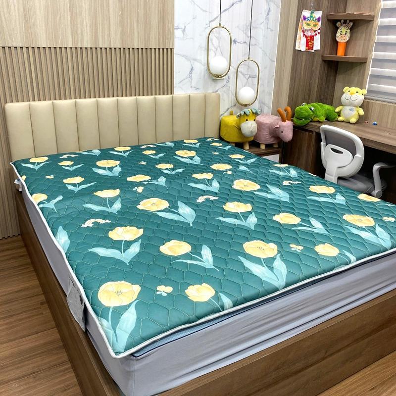 Thảm nệm cao cấp chất liệu lõi bông khử khuẩn,mặt vải satin sang trọng.đệm 4 mùa cao cấp. 5