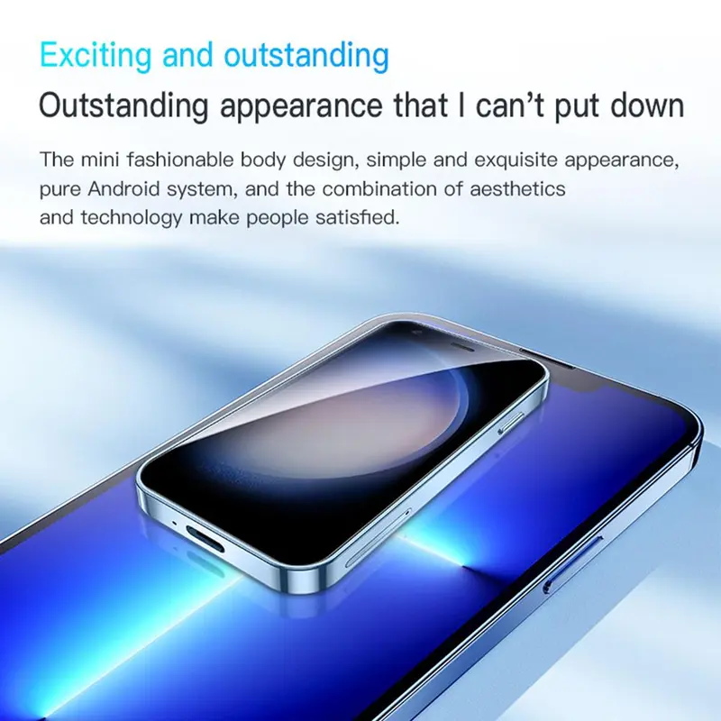 Điện thoại thông minh mini, Hệ thống Android 9.0, SIM kép Nano, Màn hình 2,5 ", Play Store, Điện thoại thông minh bỏ túi, Mạng 3G, Bộ nhớ 16GB 4