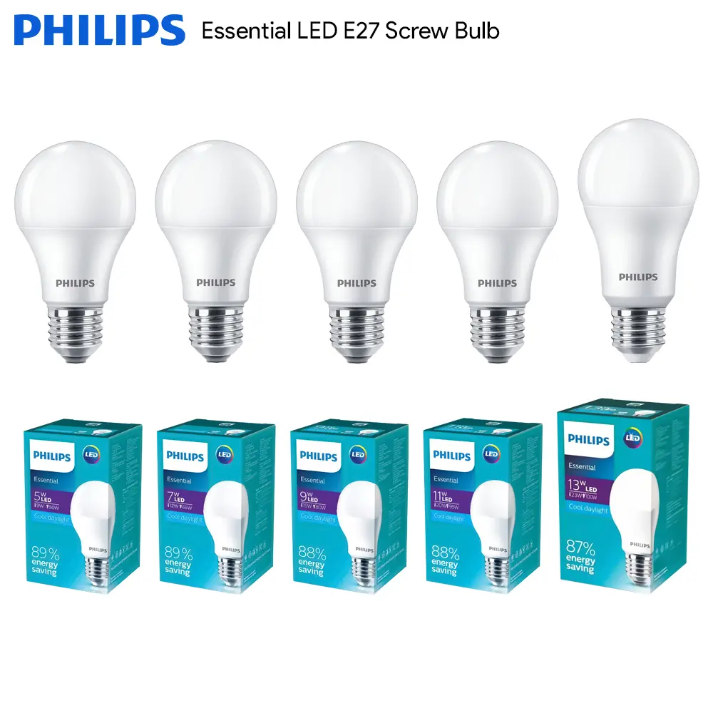 Lampu Philips LED Essential 5w 5 watt - Shop | Tokopedia