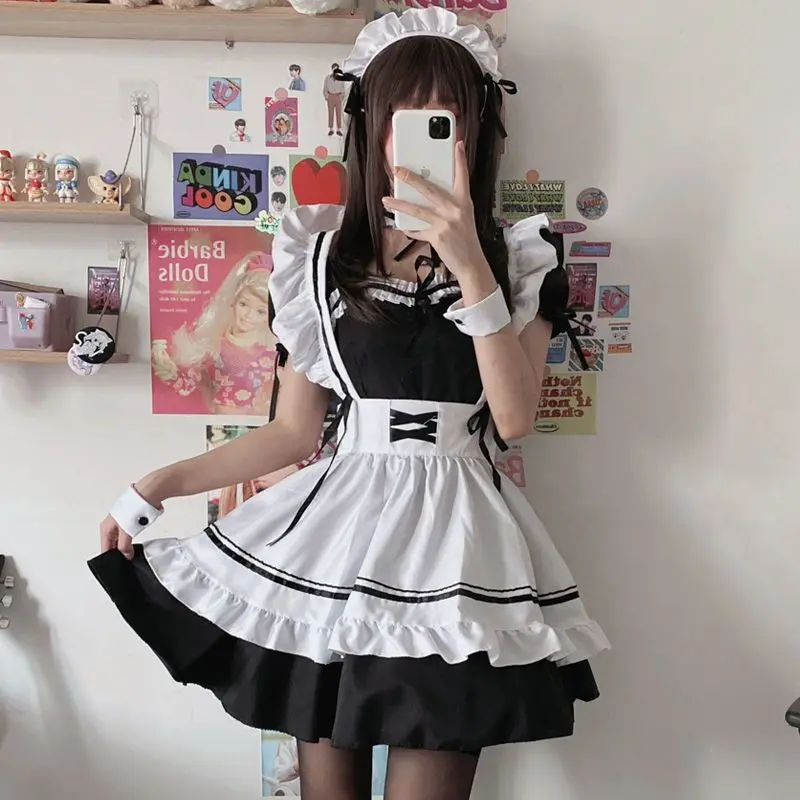 Trang Phục Hầu Gái, Cosplay Hàng Ngày, Váy Gợi Cảm, Phong Cách Nữ Ông Chủ, Ngoại Cỡ, Quần Áo Anime Dễ Thương Lolita 4